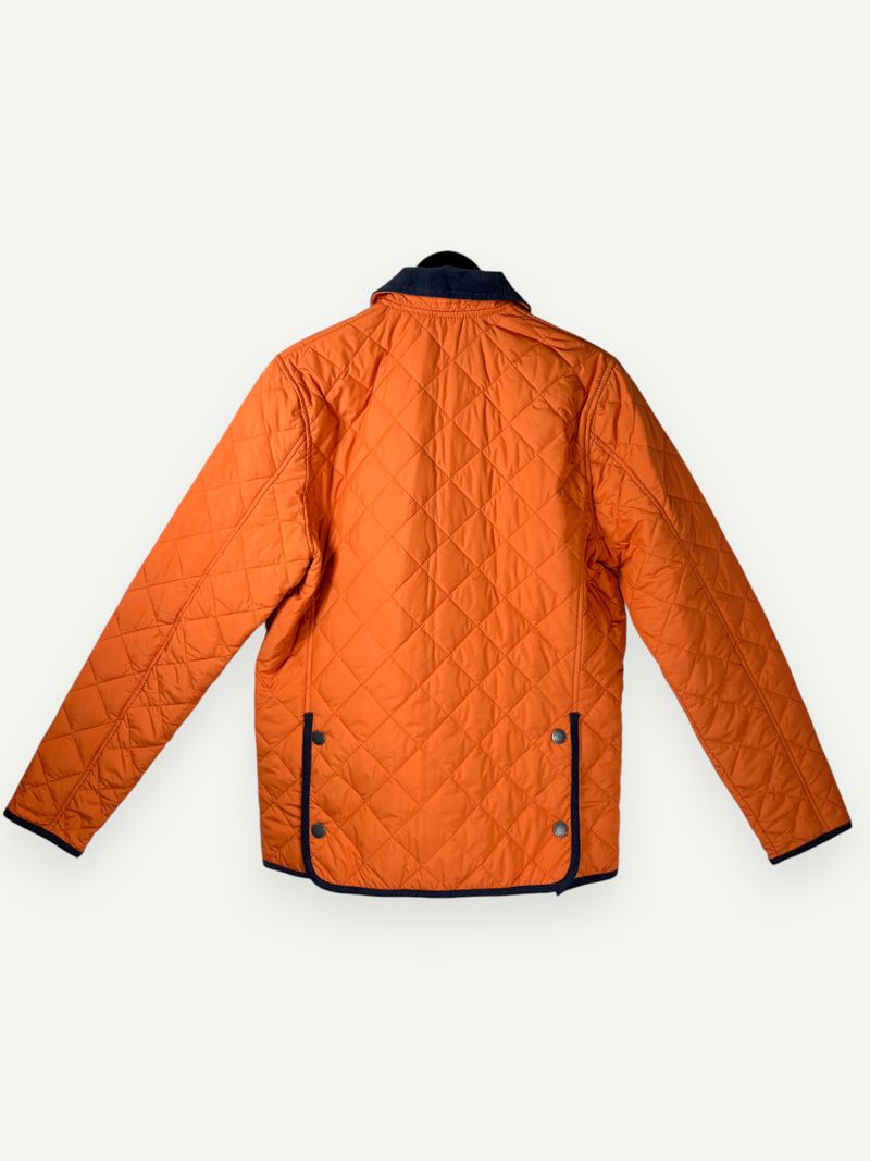Orange Quilted Jacket