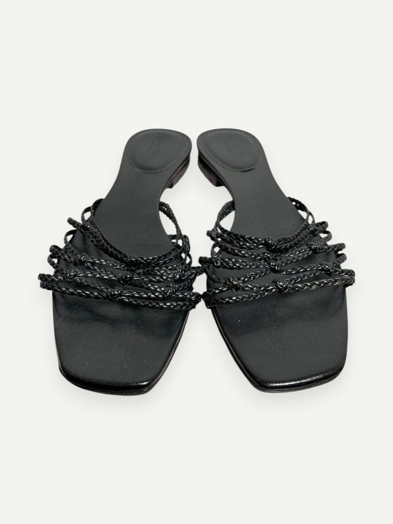 Black Flat Sandal