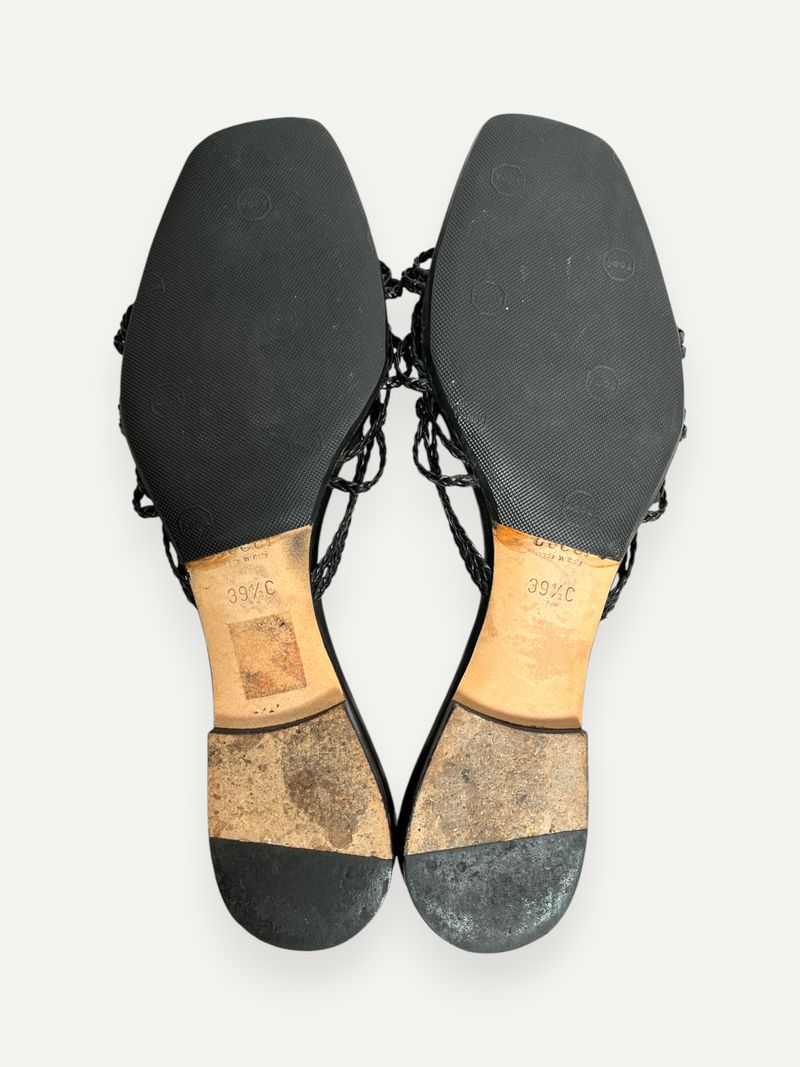 Black Flat Sandal