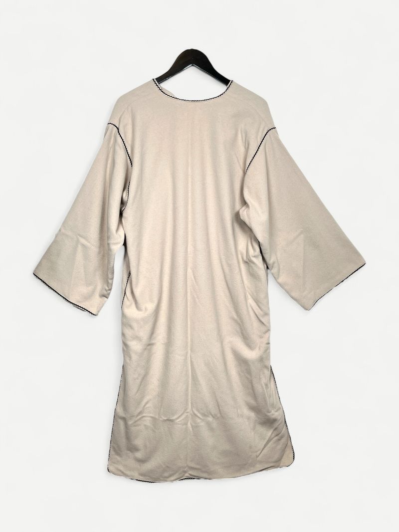 Beige Kaftanklänning