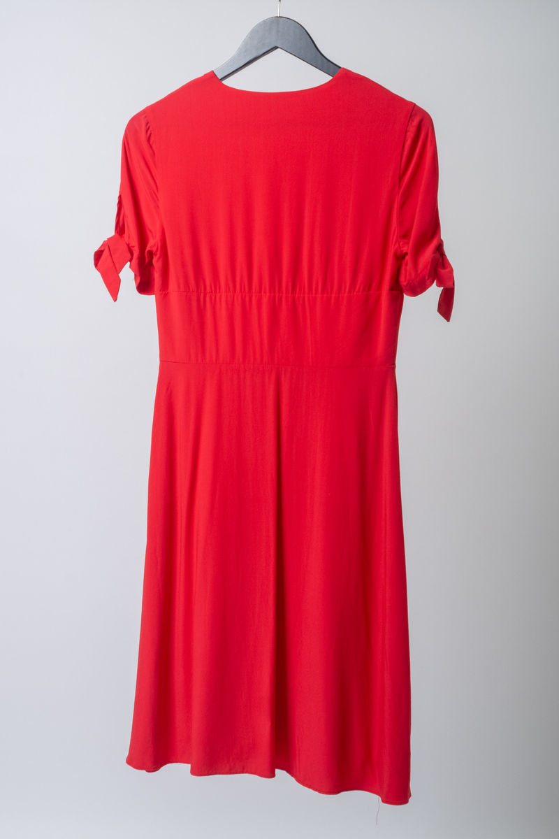 Red Knee Length Dress