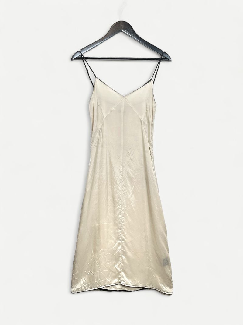 Cream Slip Dress