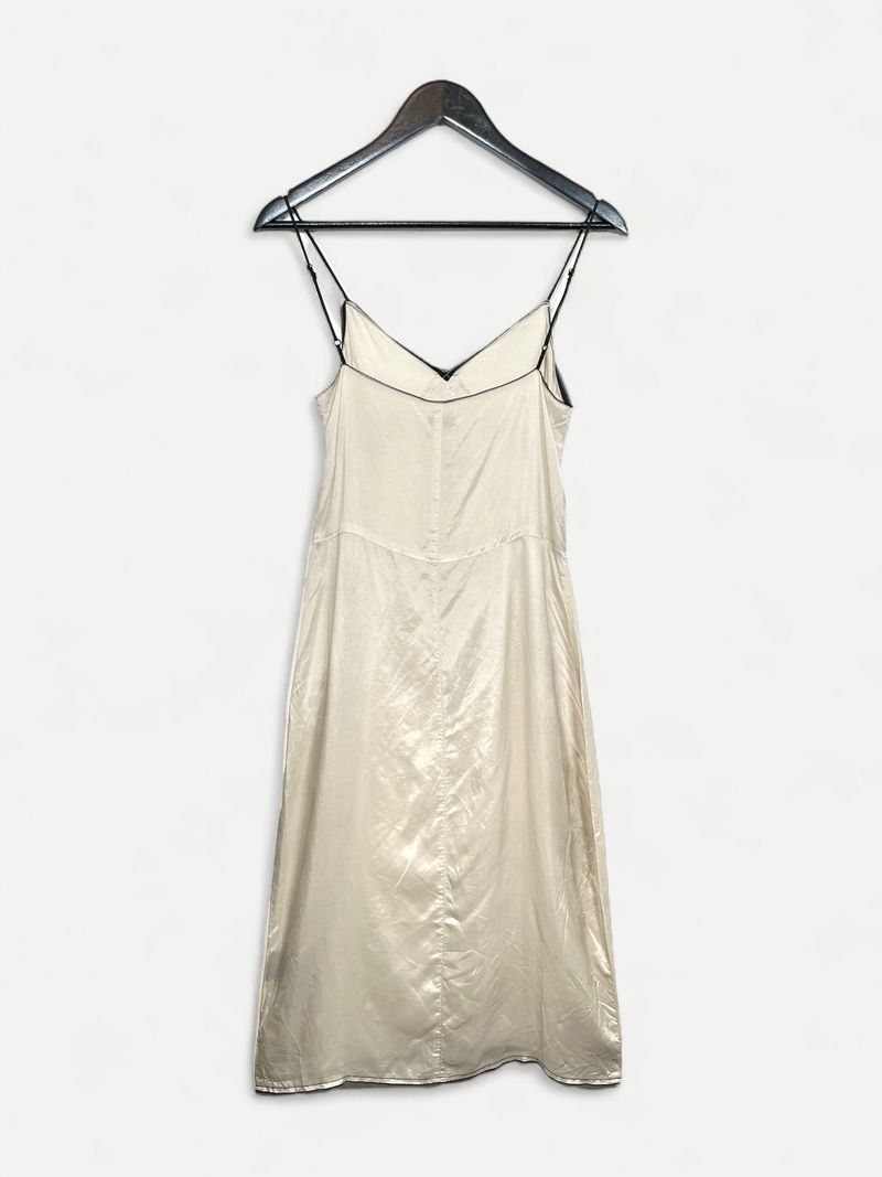Cream Slip Dress