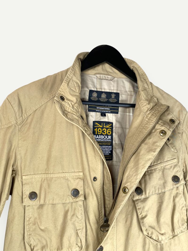 Beige Workwear Jacket