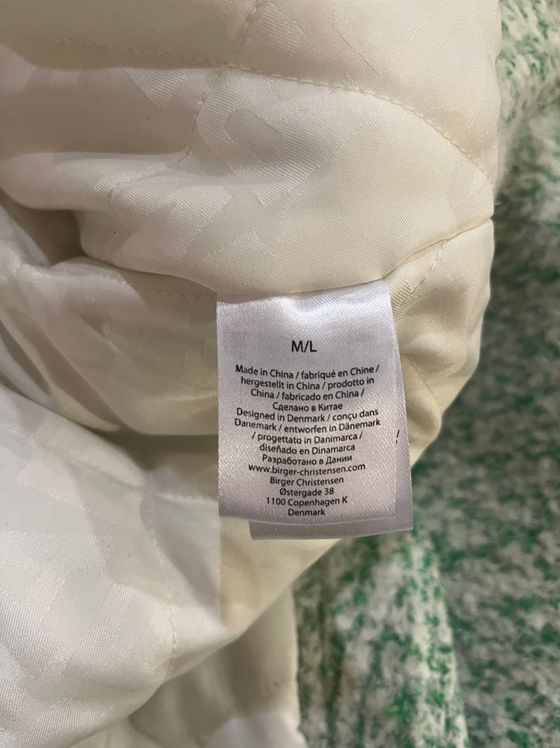 Patterned Oversized Green Jacket