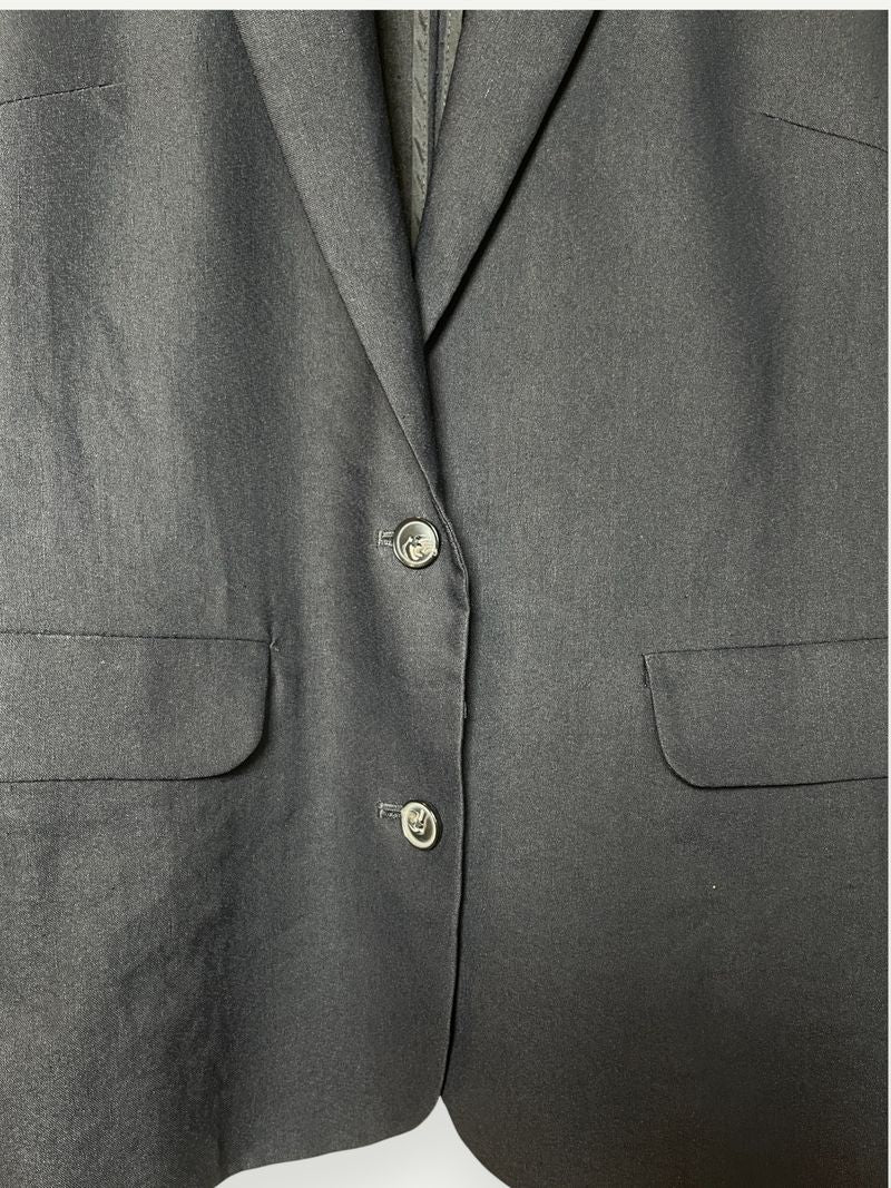 Black Single Breasted Blazer