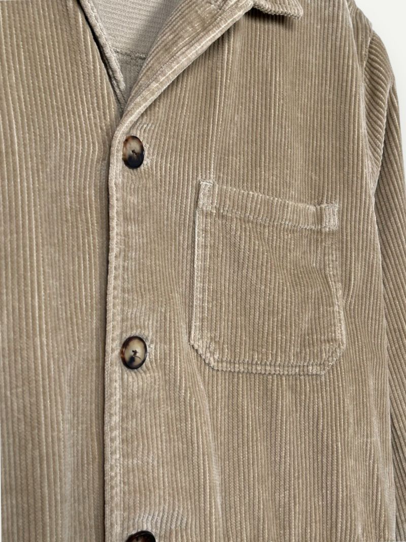 Beige Corduroy Jacket