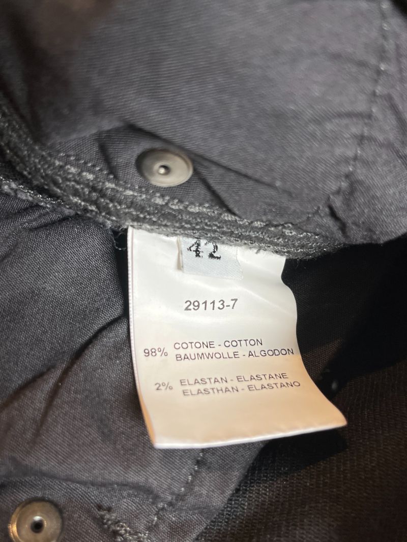 Black Spiral Panel Jeans