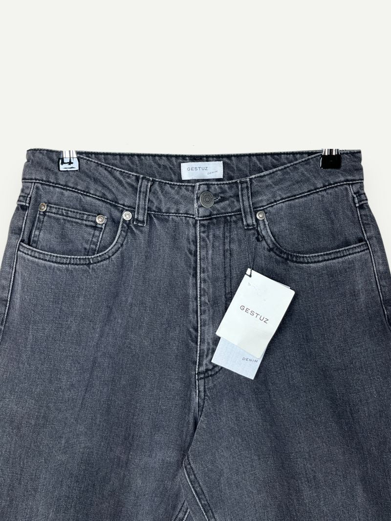 Agnes Grey Straight Leg Jeans