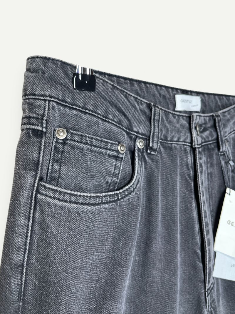 Agnes Grey Straight Leg Jeans