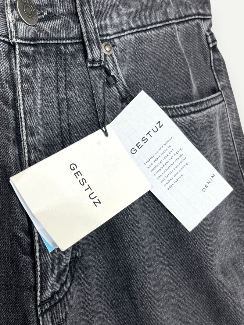 Agnes Grey Straight Leg Jeans