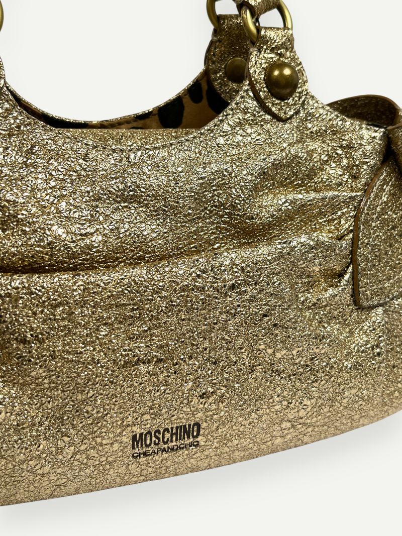 Gold Glitter Mini Handbag