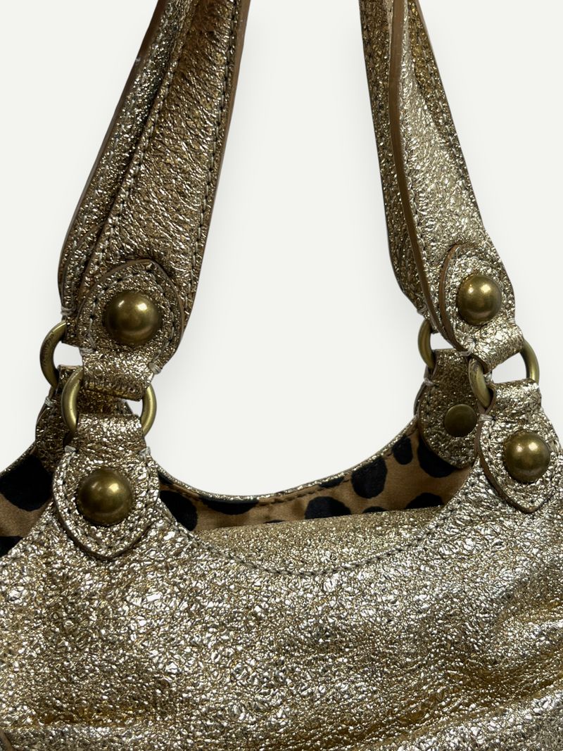 Gold Glitter Mini Handbag