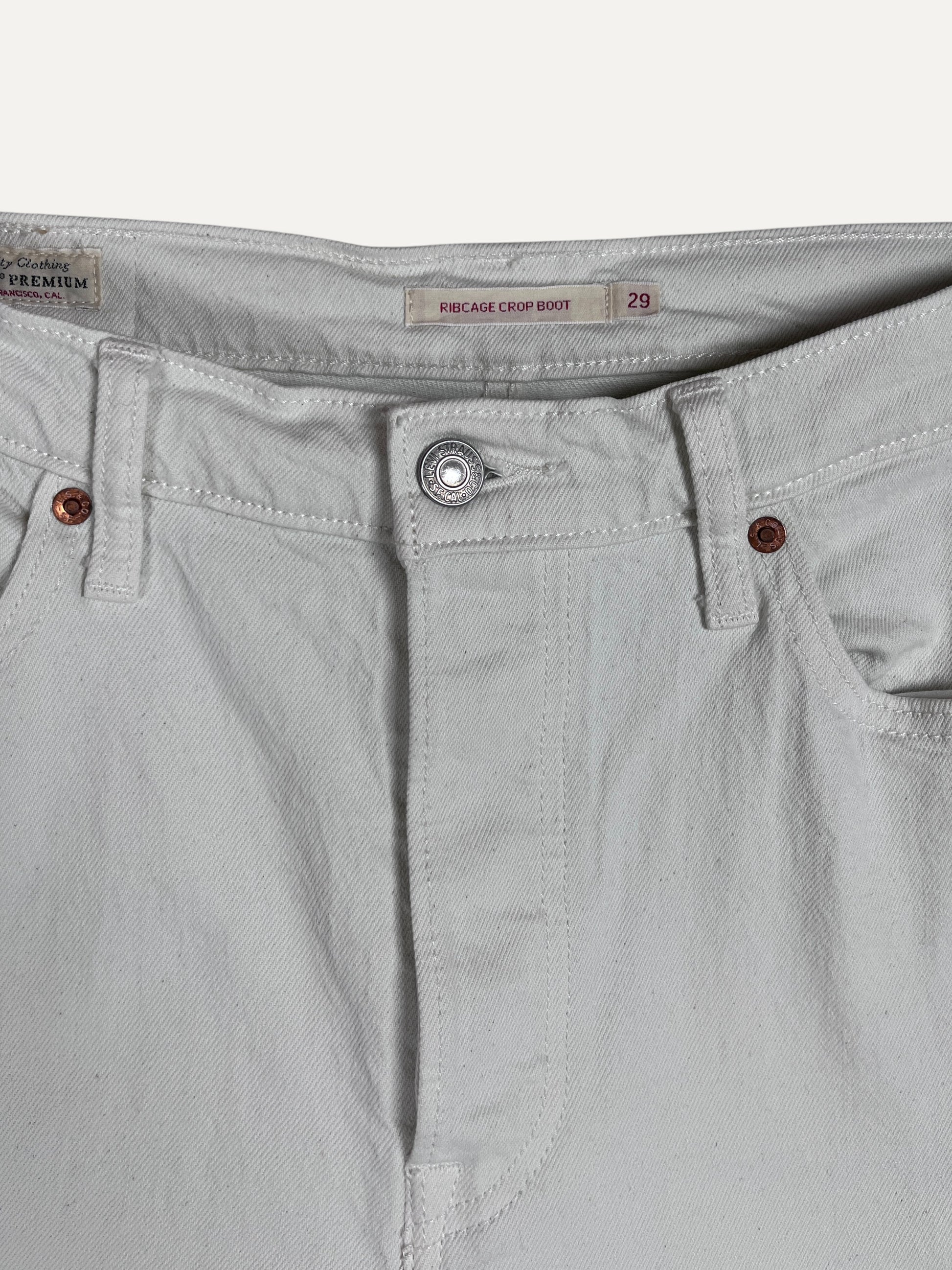 Levi's Ribcage Crop Boot Jeans