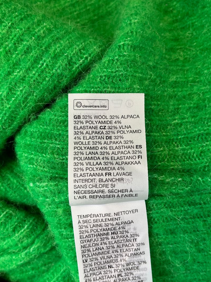 Green Alpaca Turtleneck