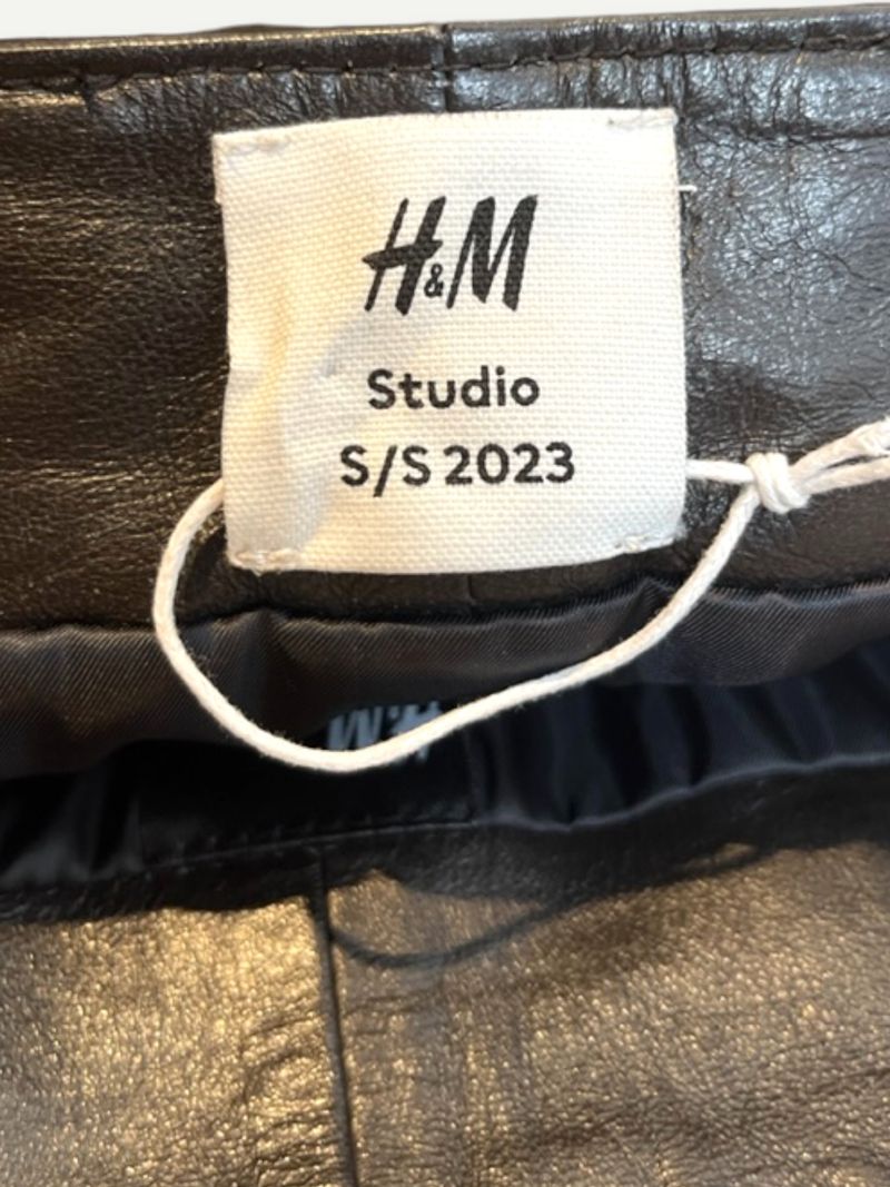 Black Leather Mini Skirt