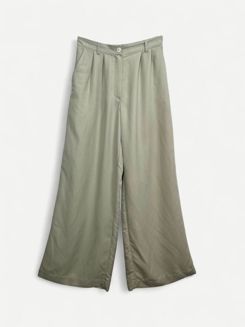 Beige Wide Leg Pant