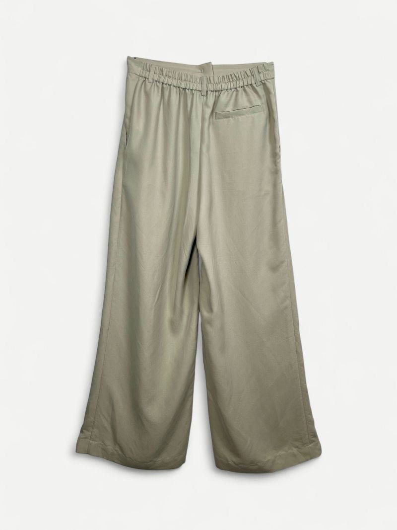 Beige Wide Leg Pant