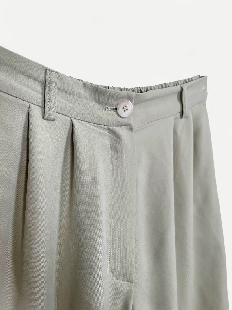 Beige Wide Leg Pant