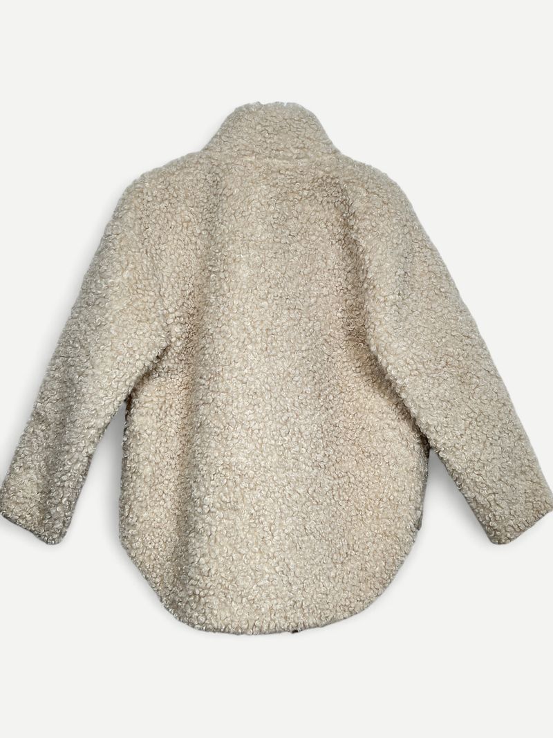 Cream Faux Fur Jacket