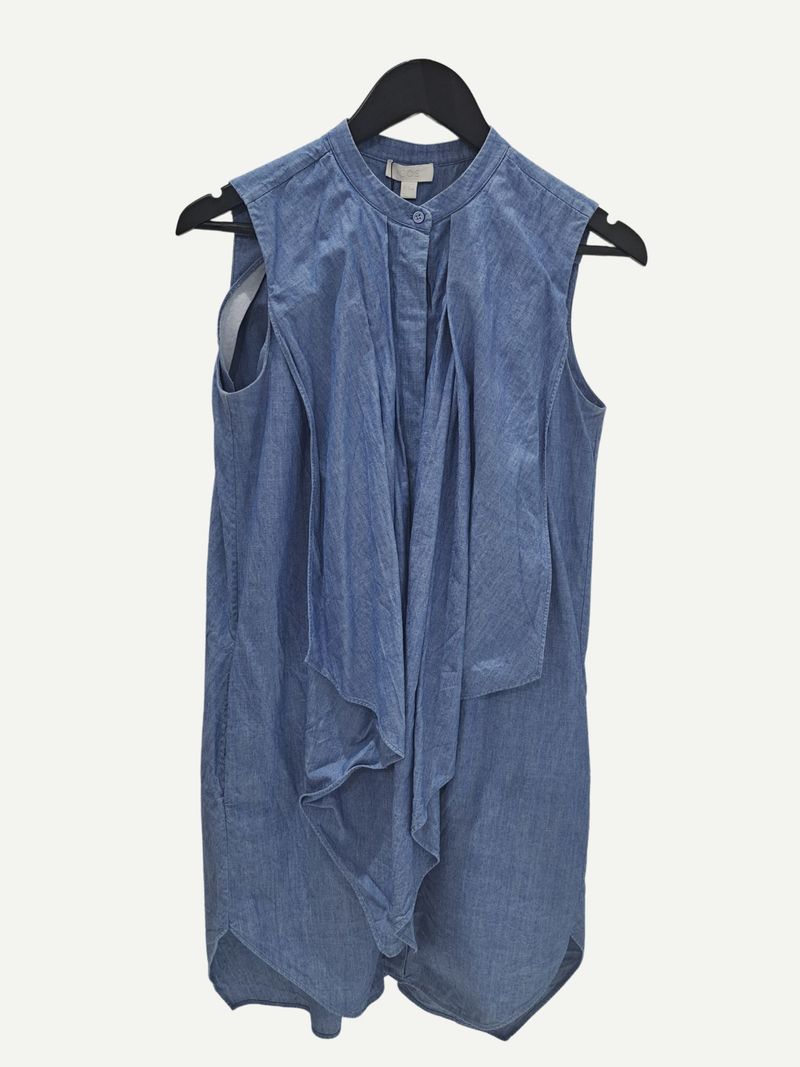 Blue Sleeveless Dress