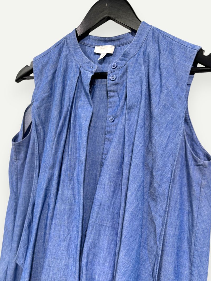 Blue Sleeveless Dress