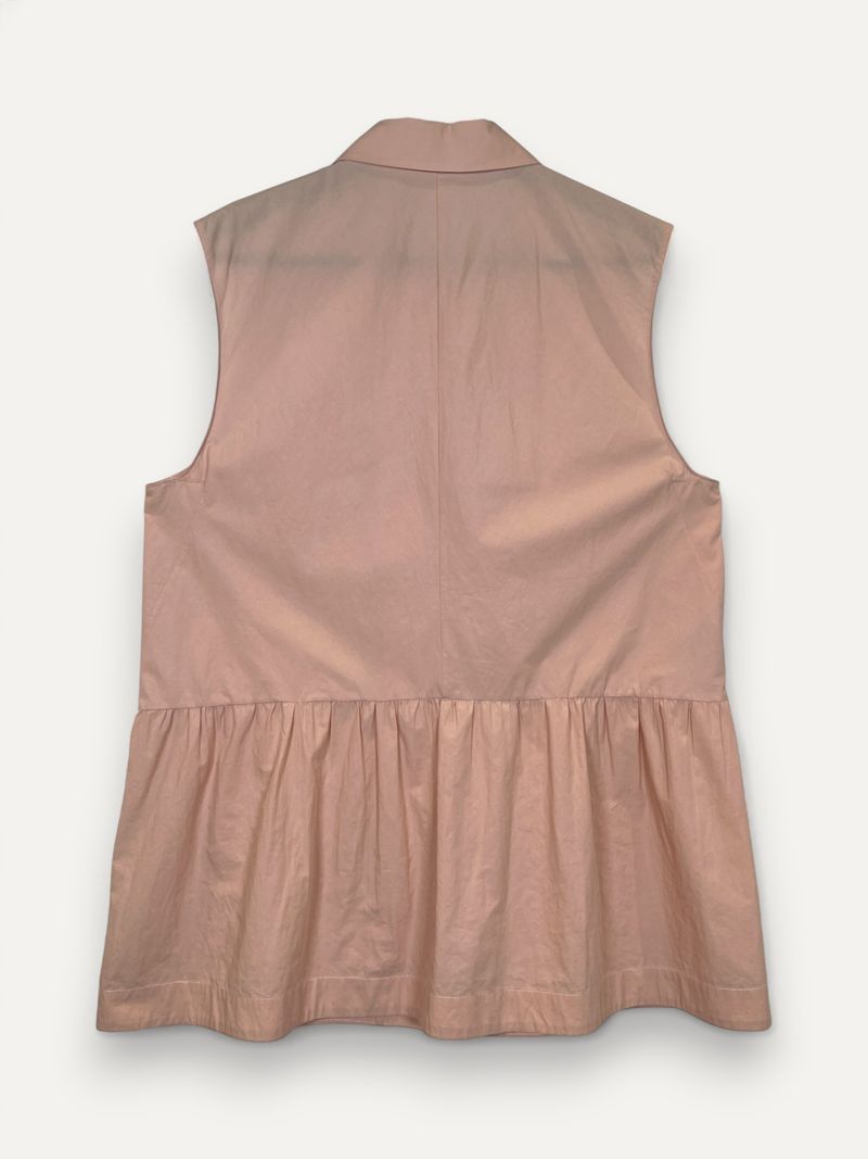 Blush Cotton Sleeveless Top