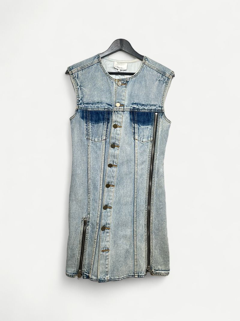 Denimklänning med denim