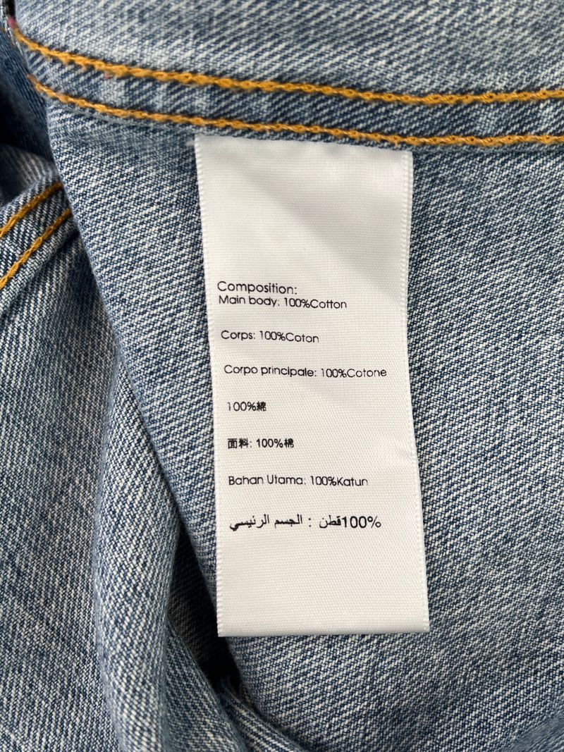 Denimklänning med denim