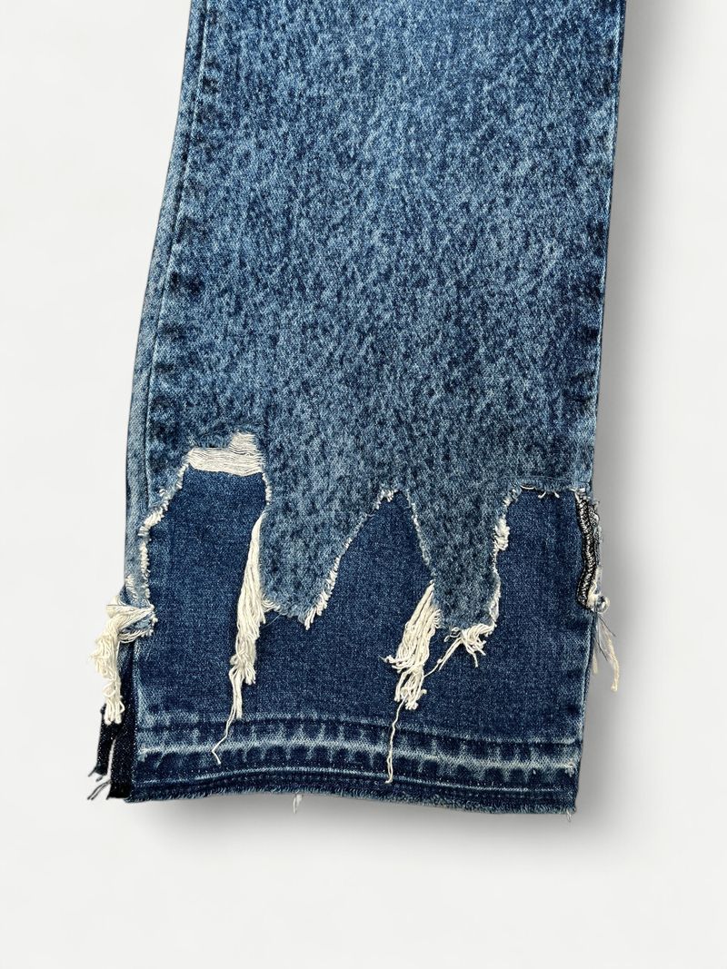 Blue Bootcut Jeans