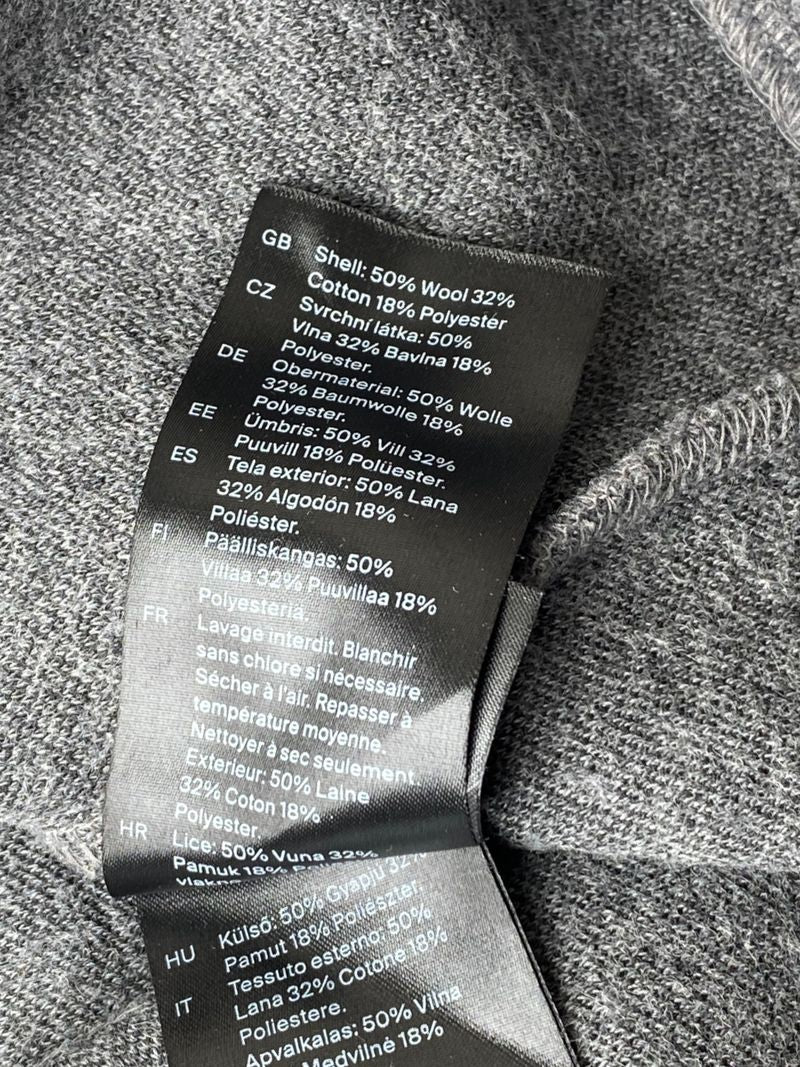 Dark Grey V-Neck Knit