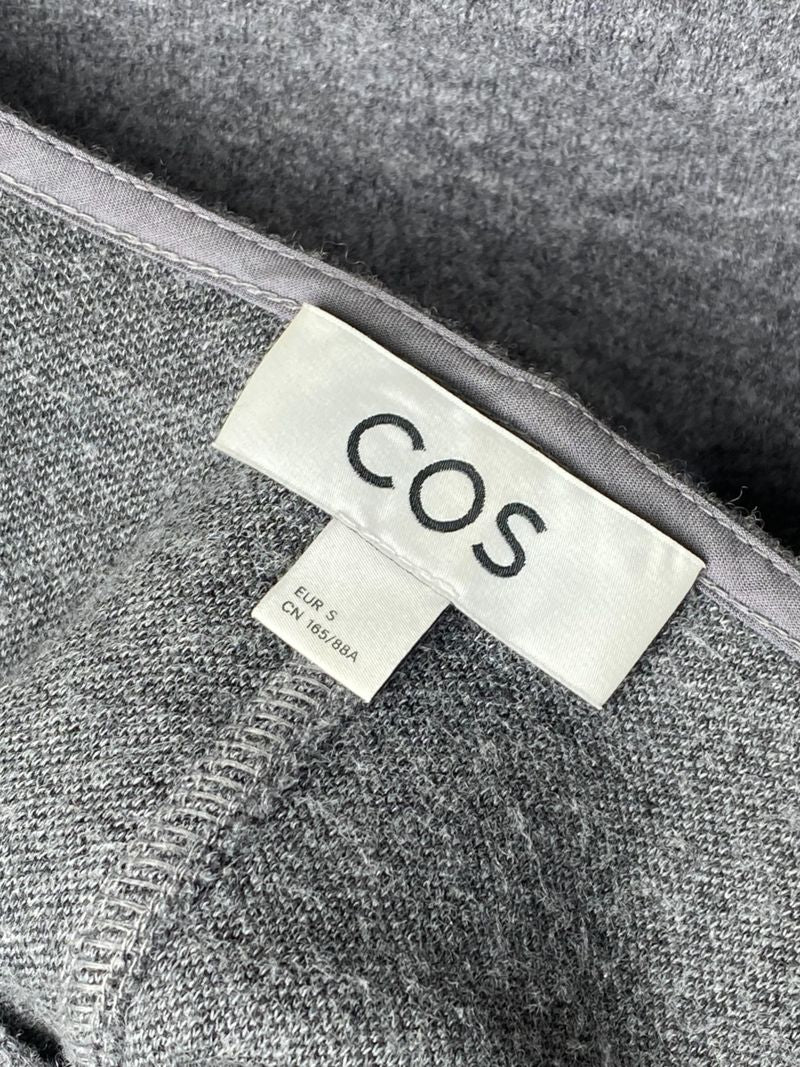 Dark Grey V-Neck Knit