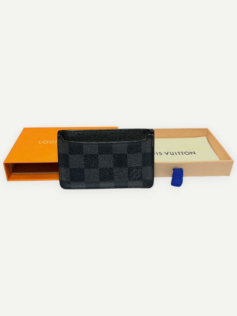 Black Damier Card Holder