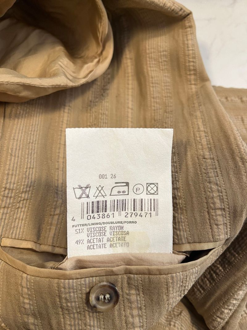 Light Beige Casual Blazer