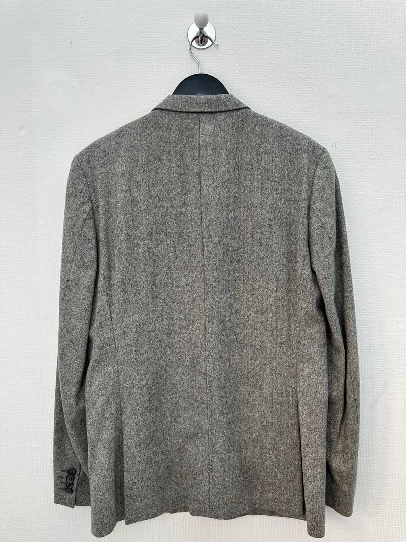 Grey Single Breasted Blazer