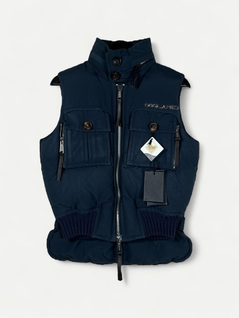 Dark Blue Puffer Vest