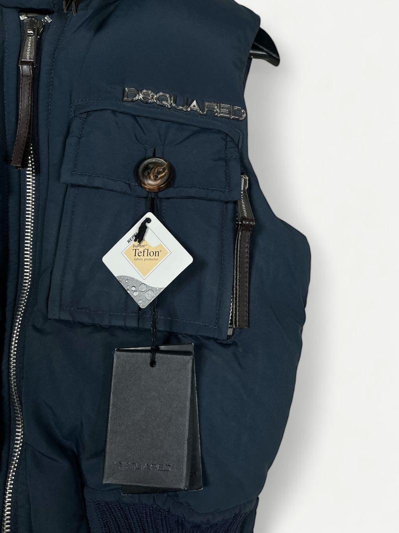 Dark Blue Puffer Vest