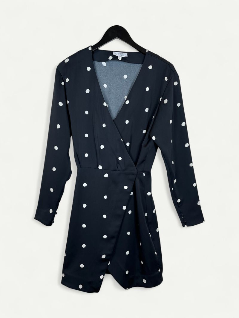 Polka Dot Wrap Dress