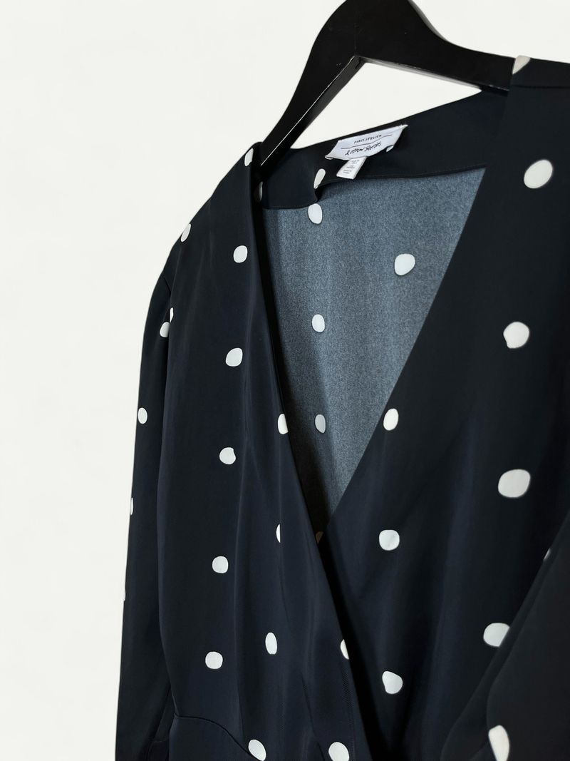 Polka Dot Wrap Dress
