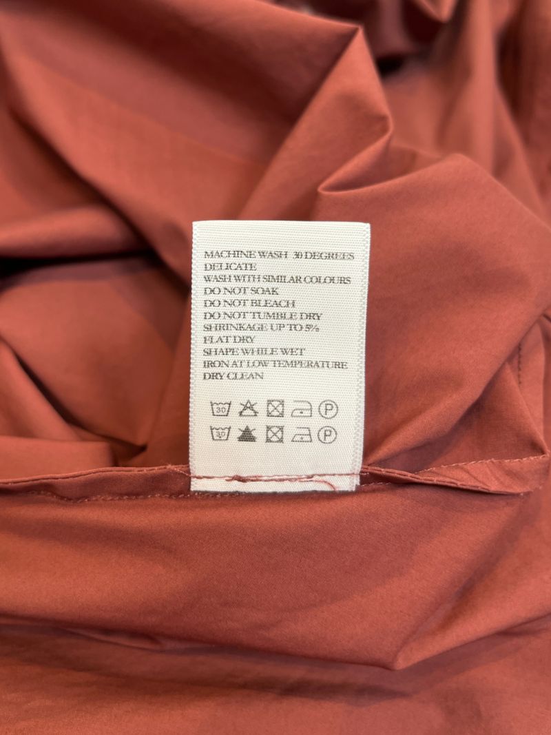 Maroon Cotton Knee Length Dress