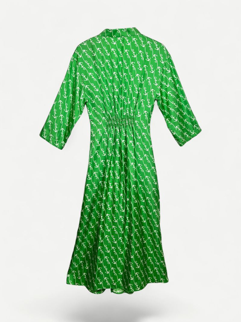 Green Silk Dress