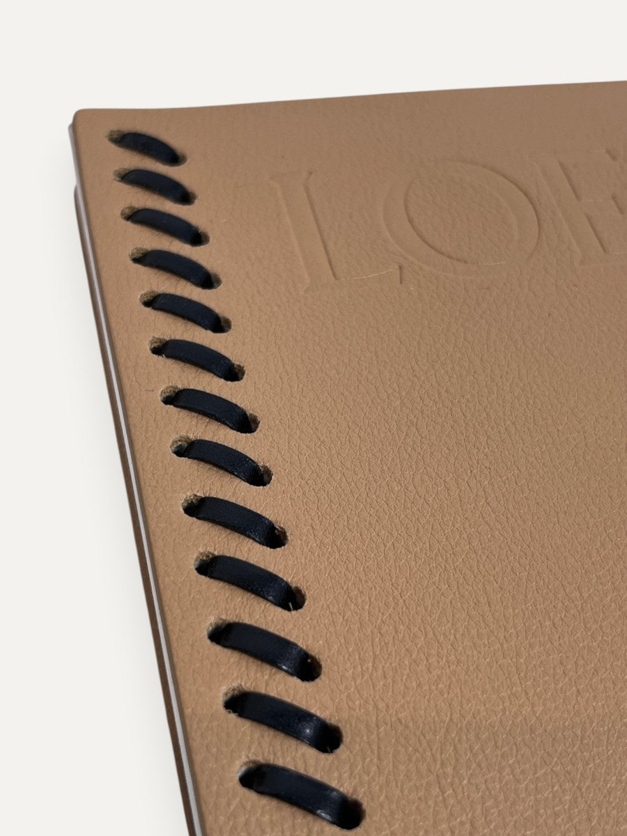 Beige Leather Notebook