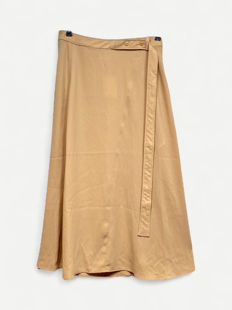 Beige A-Line Skirt