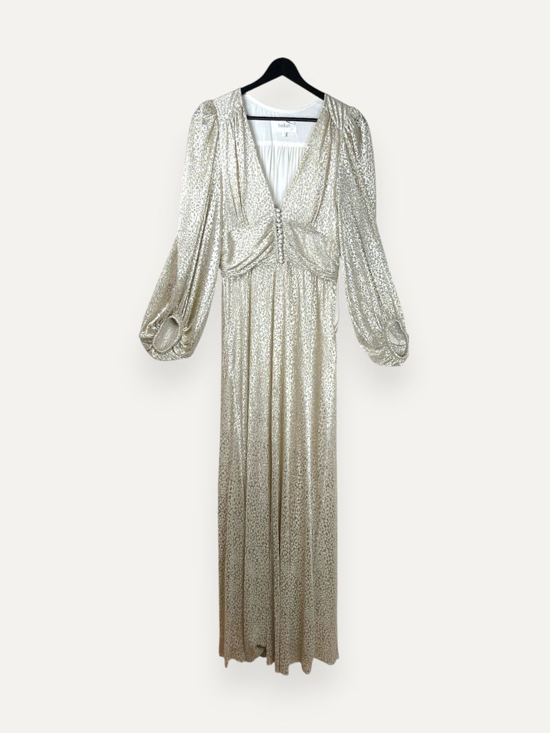 Gold Metallic Evening Dress