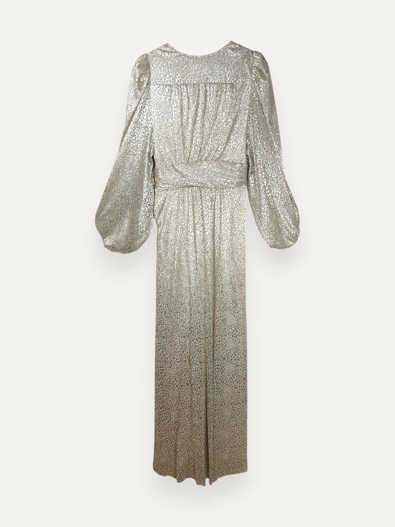 Gold Metallic Evening Dress