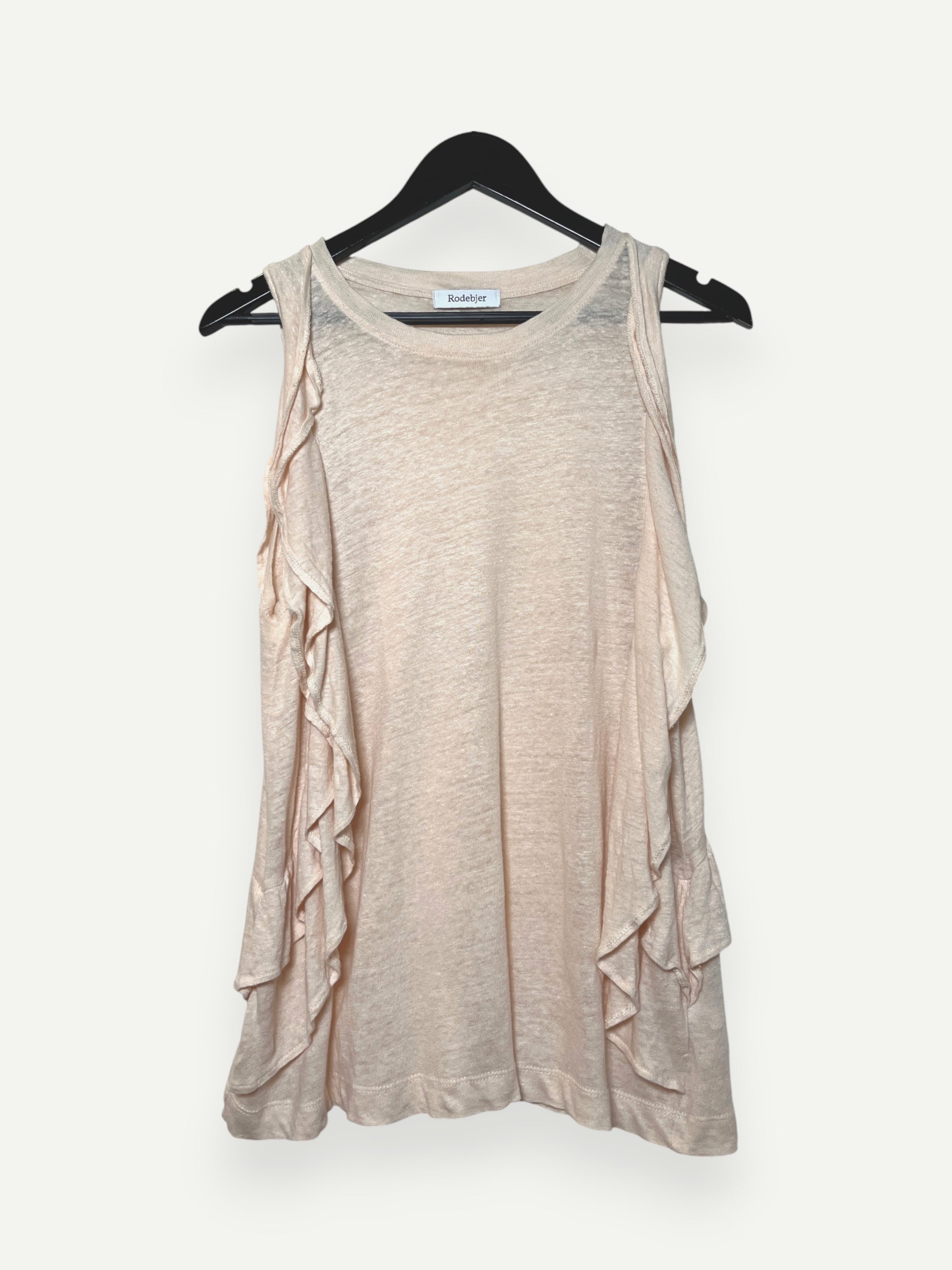 Beige Linen Top