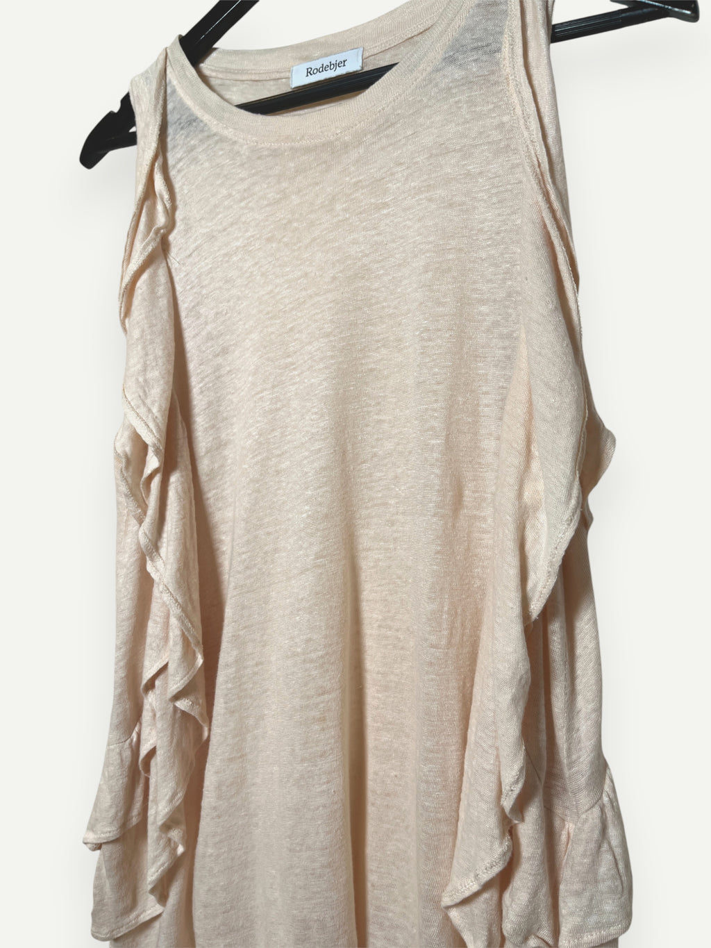 Beige Linen Top