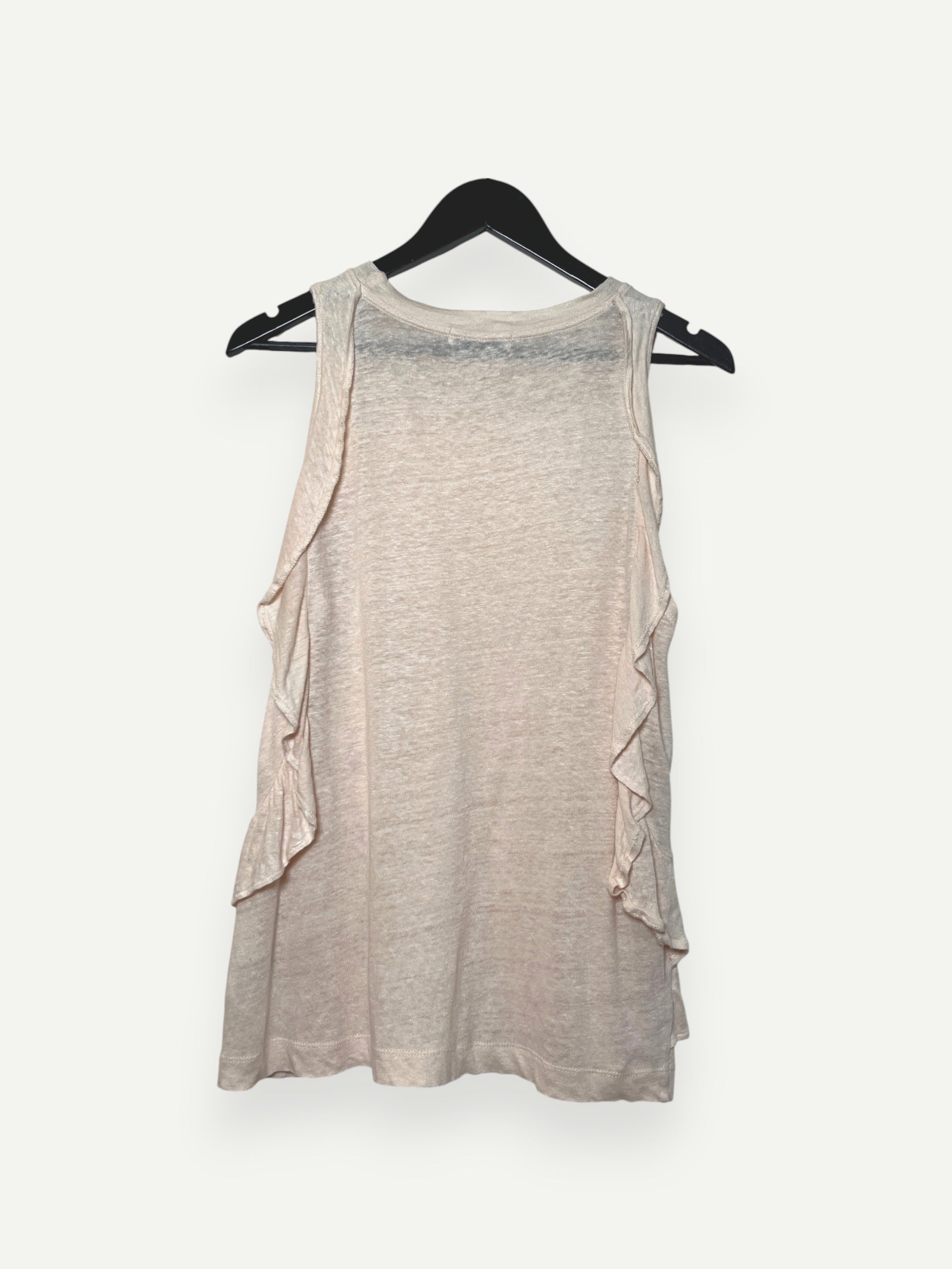 Beige Linen Top
