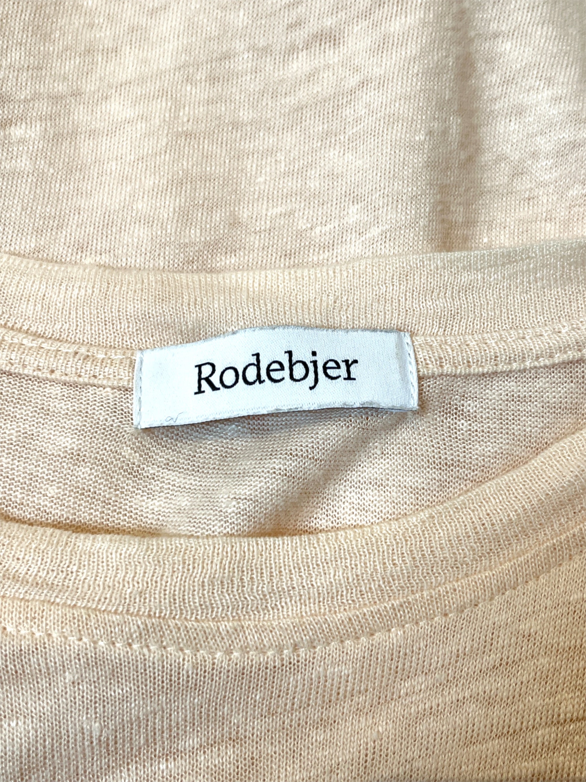 Beige Linen Top