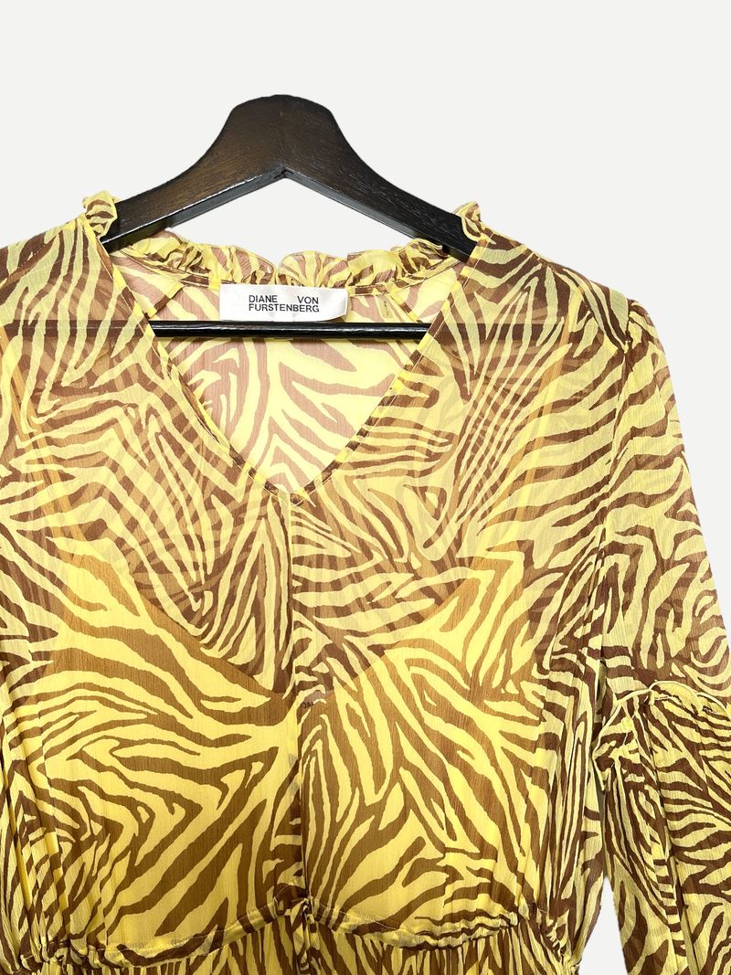 Djurtryckt maxiklänning